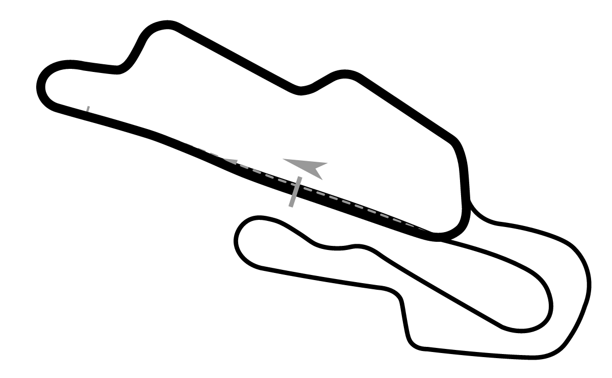 iRacing Autodromo Internazionale del Mugello Short 赛道地图预览（穆杰洛赛道）