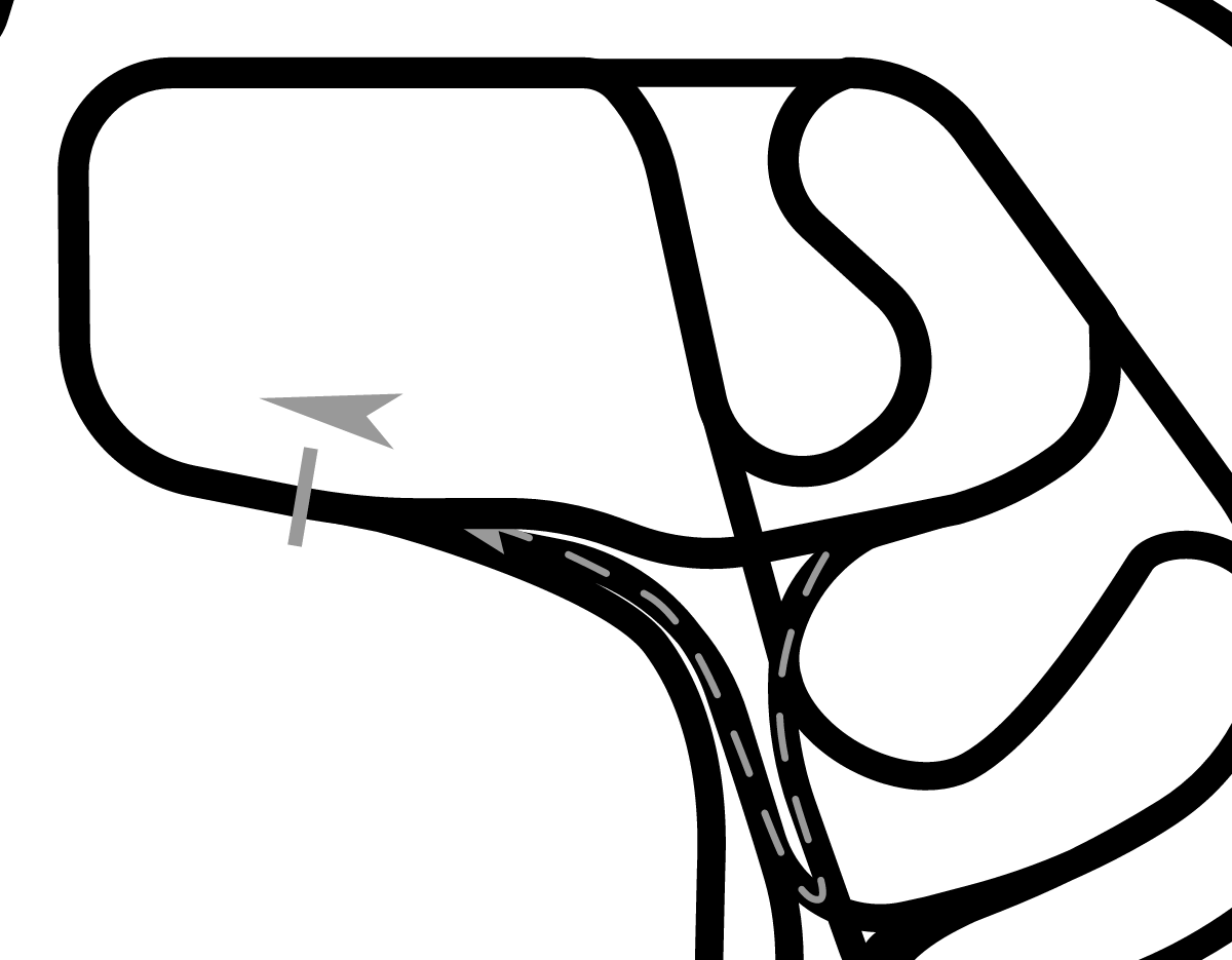 iRacing Charlotte Motor Speedway Infield Road Course 赛道地图预览（夏洛特赛道）