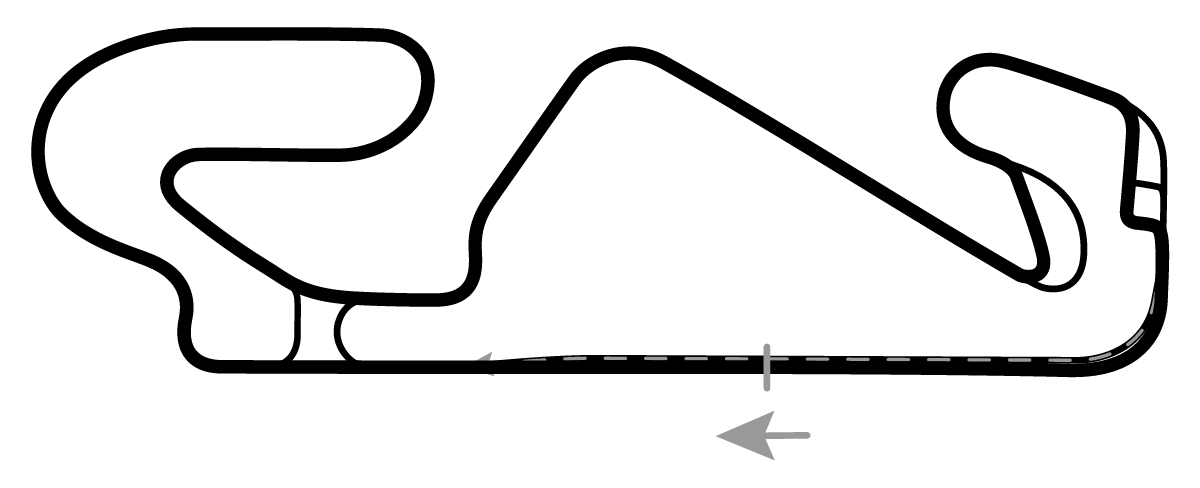 iRacing Circuit de Barcelona Catalunya Grand Prix 赛道地图预览（巴塞罗那-加泰罗尼亚赛道）