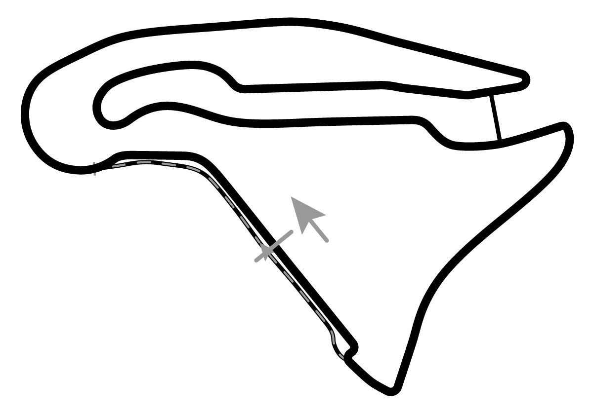 iRacing Circuit de Nevers Magny-Cours Grand Prix 赛道地图预览（马尼库尔赛道）