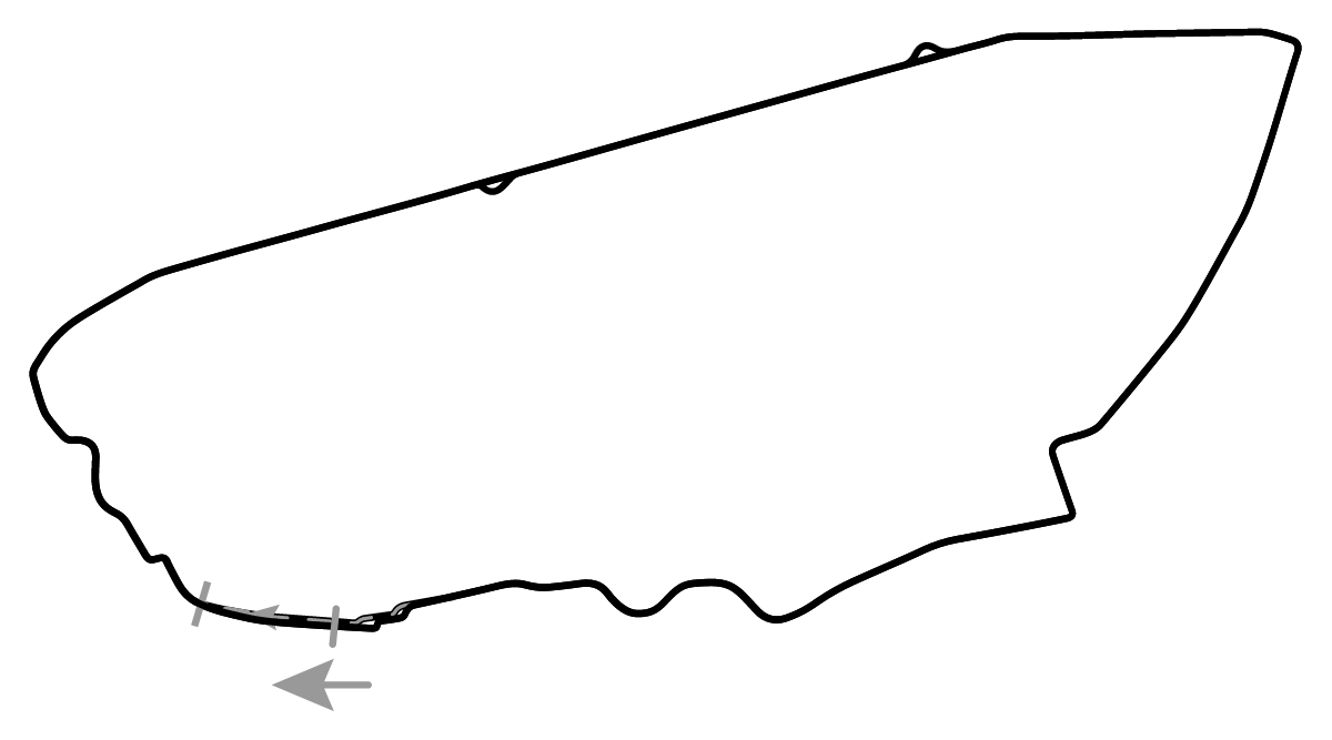 iRacing Circuit des 24 Heures du Mans Historic 赛道地图预览（萨尔特赛道）