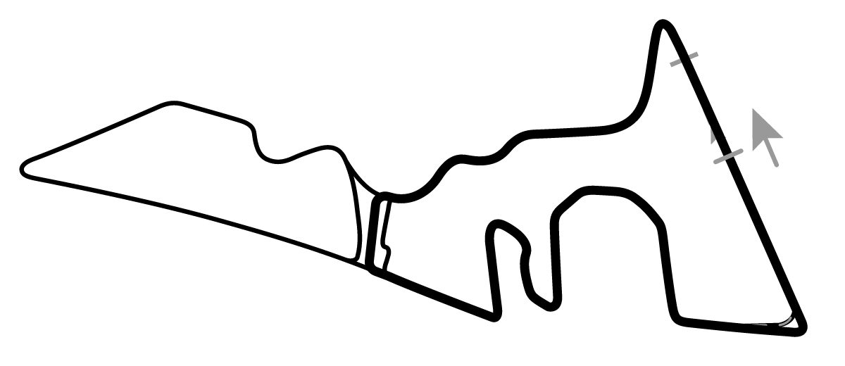 iRacing Circuit of the Americas NASCAR West 赛道地图预览（美洲赛道）
