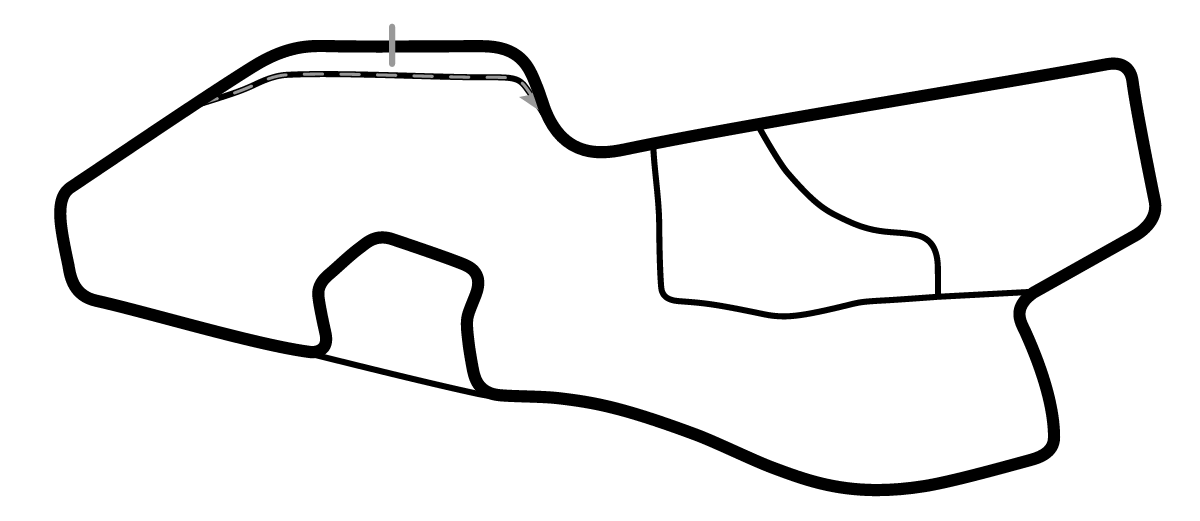 iRacing Detroit Grand Prix at Belle Isle Belle Isle 赛道地图预览（贝尔岛赛道）