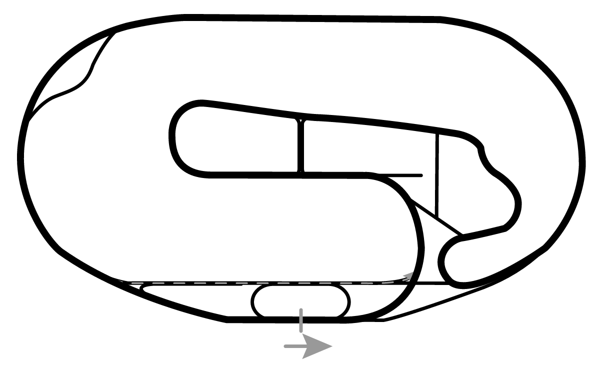 iRacing EchoPark Speedway (Atlanta) Road - 2008 赛道地图预览（亚特兰大赛车场）