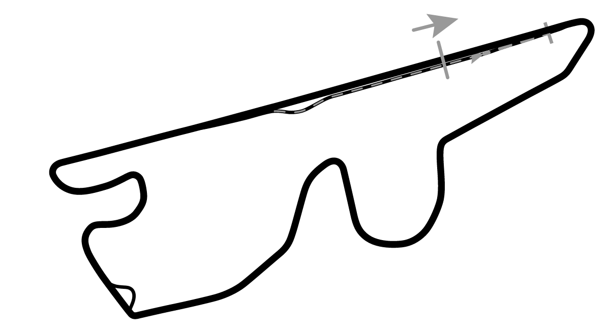 iRacing Fuji International Speedway No Chicane 赛道地图预览（富士国际赛车场）