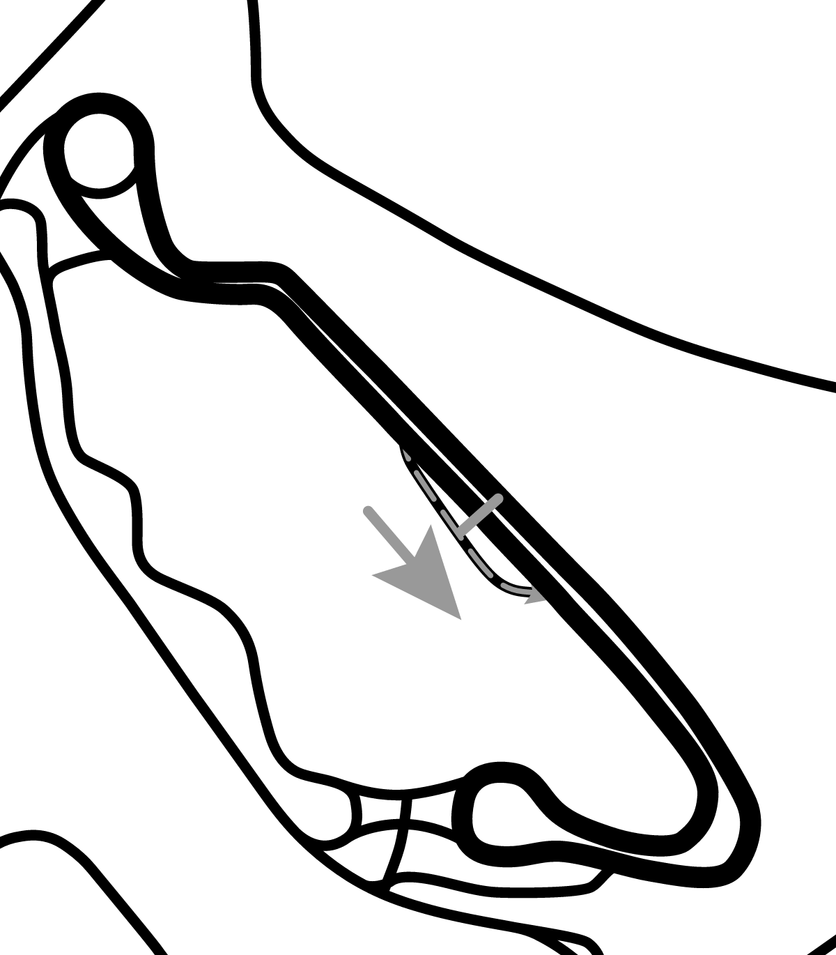iRacing Hockenheimring Baden-Württemberg Porsche Experience Center - East 赛道地图预览（霍根海姆赛道）
