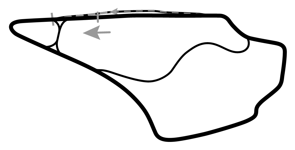 iRacing Knockhill Racing Circuit International Reverse 赛道地图预览（诺克希尔赛道）