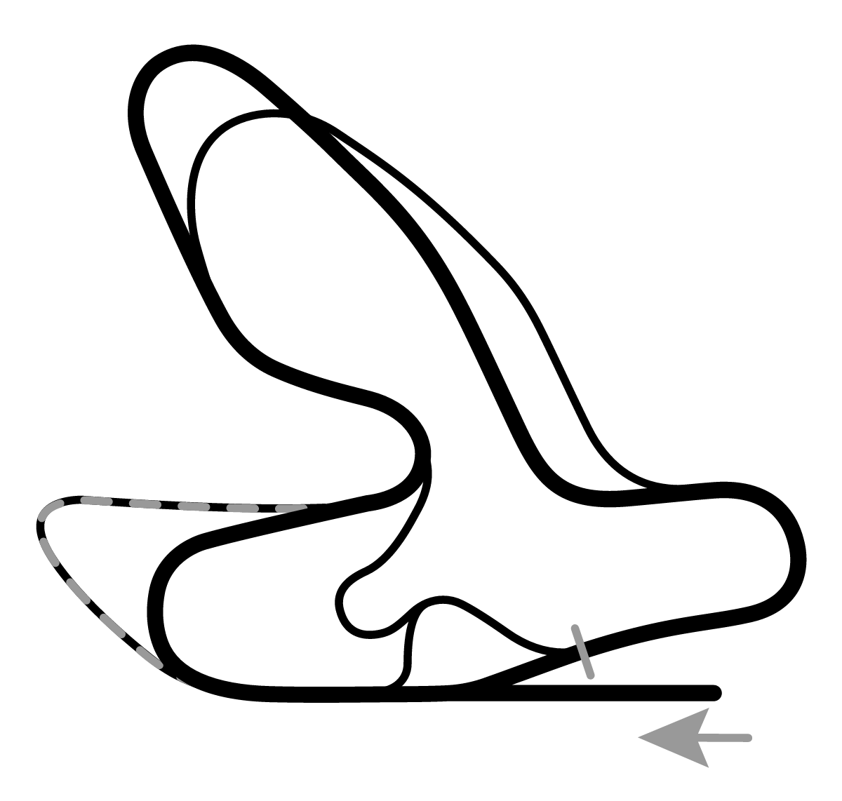 iRacing Lånkebanen (Hell RX) Hell Rallycross 赛道地图预览