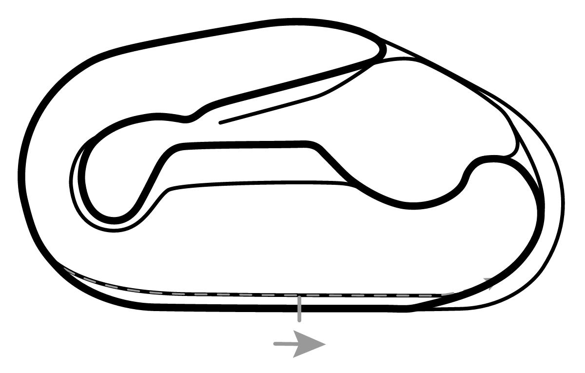 iRacing [Legacy] Phoenix Raceway 2008 - Road Course 赛道地图预览（凤凰城国际赛道）