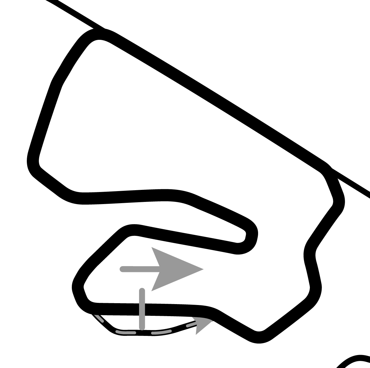 iRacing [Legacy] Pocono Raceway 2009 - East 赛道地图预览（波科诺赛道）