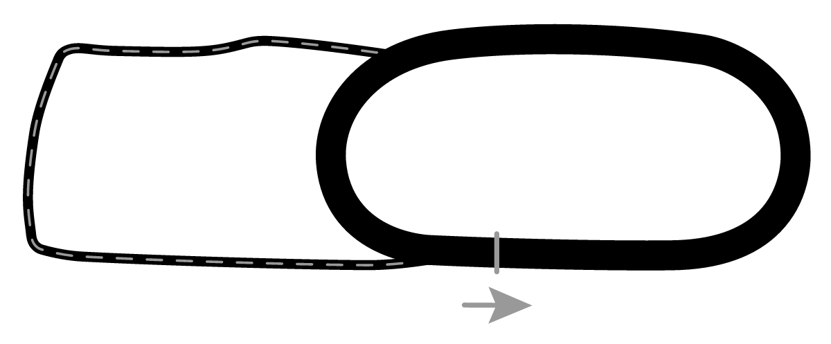 iRacing Lernerville Speedway 默认布局 赛道地图预览