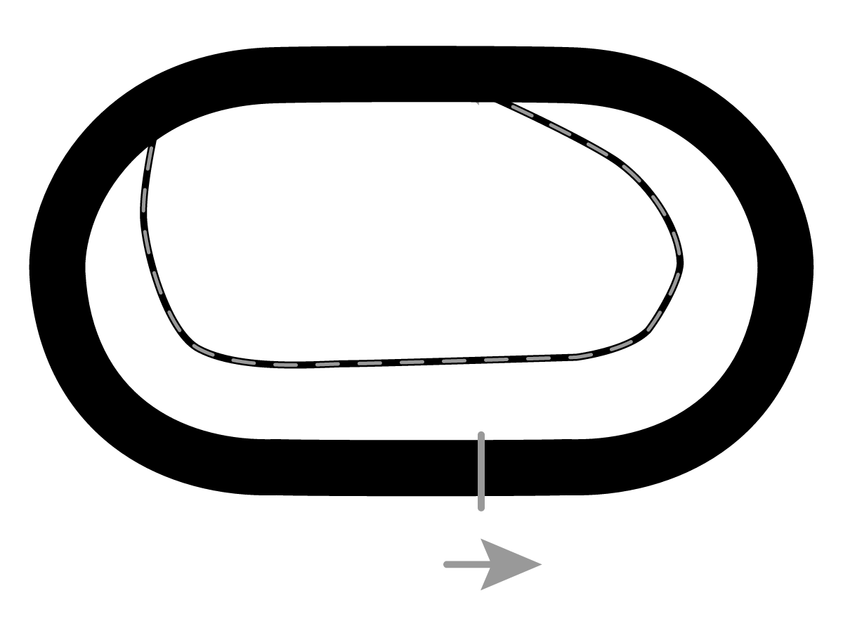 iRacing Limaland Motorsports Park 默认布局 赛道地图预览