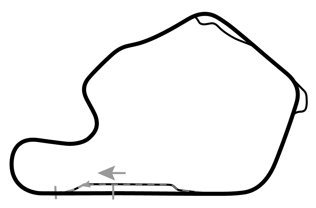 iRacing Lime Rock Park Classic 赛道地图预览（莱姆罗克赛道）
