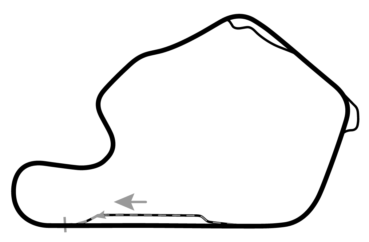 iRacing Lime Rock Park School 赛道地图预览（莱姆罗克赛道）