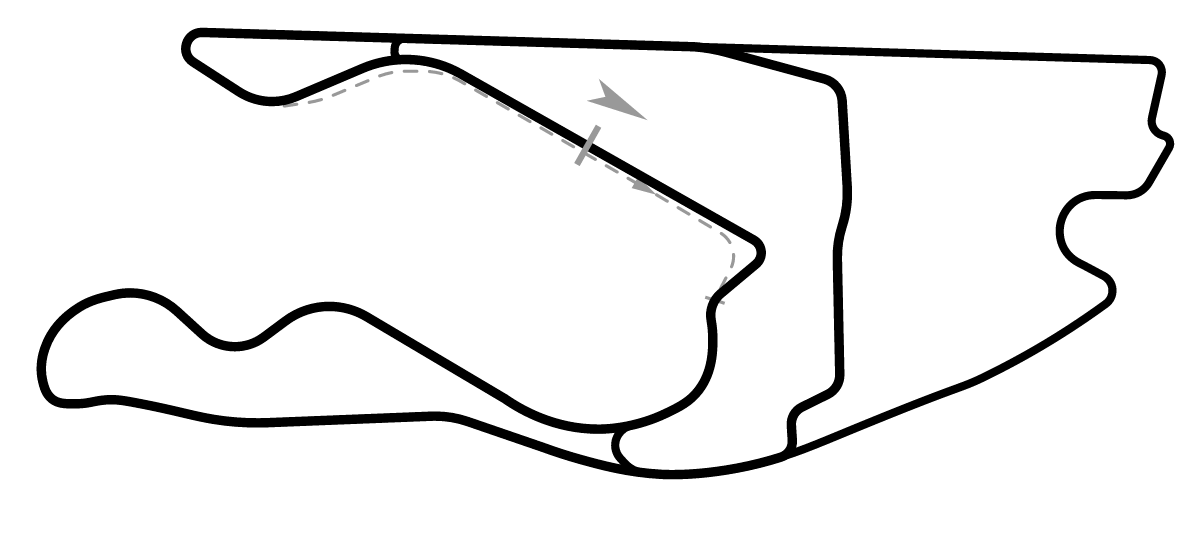 iRacing Miami International Autodrome Extended Marina Loop 赛道地图预览（迈阿密国际赛车场）