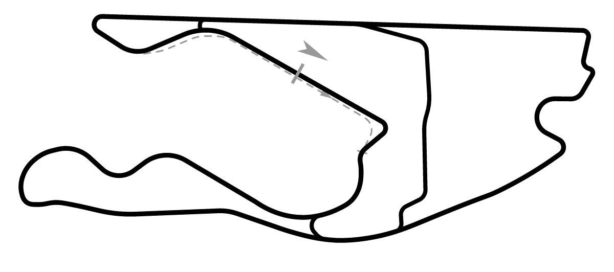 iRacing Miami International Autodrome Grand Prix 赛道地图预览（迈阿密国际赛车场）
