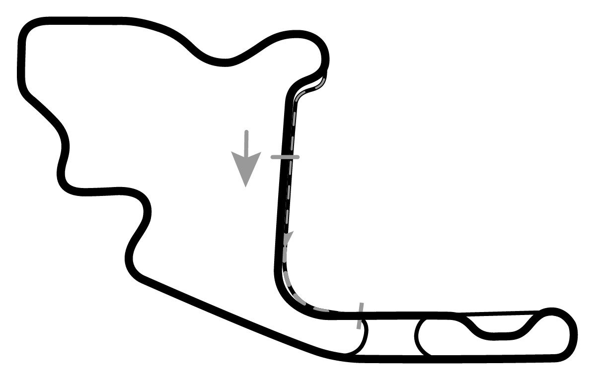 iRacing Mid-Ohio Sports Car Course Chicane 赛道地图预览（中俄亥俄赛道）