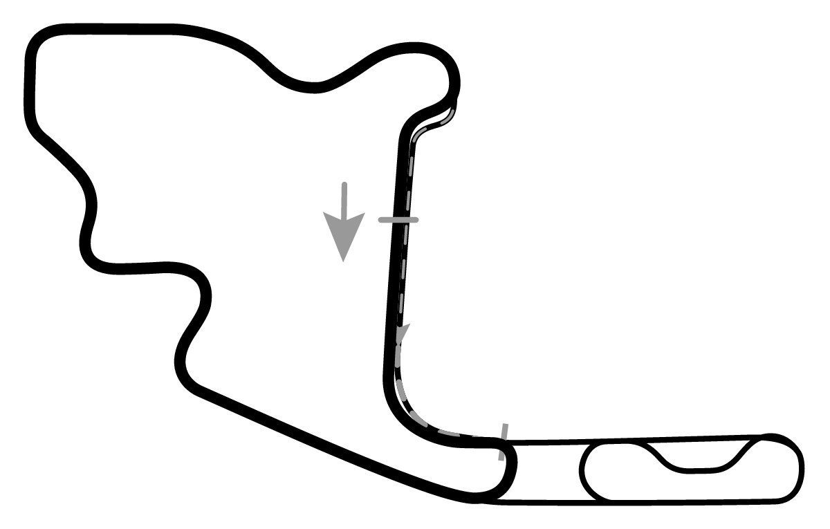 iRacing Mid-Ohio Sports Car Course Short 赛道地图预览（中俄亥俄赛道）