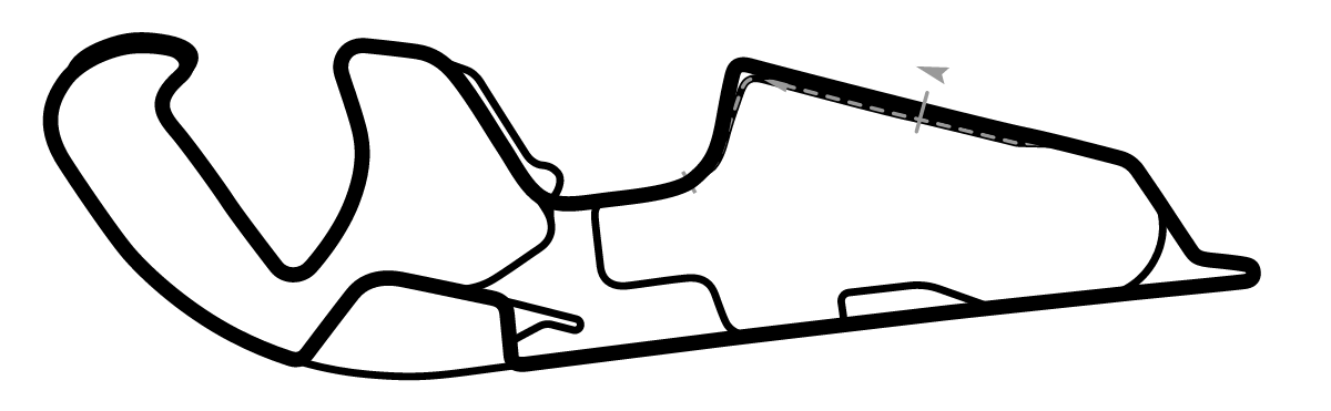 iRacing MotorLand Aragón Grand Prix 赛道地图预览（阿拉贡赛道）