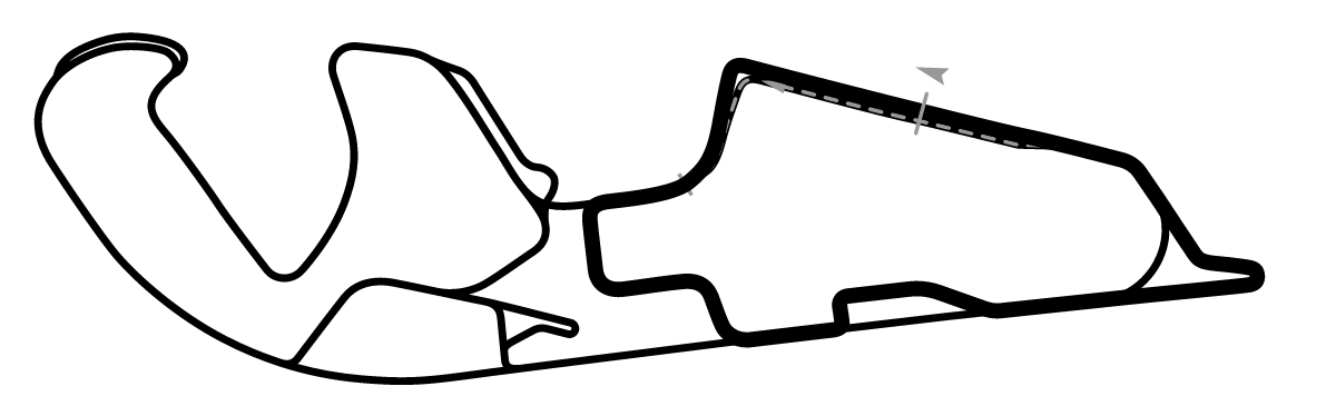 iRacing MotorLand Aragón National 赛道地图预览（阿拉贡赛道）