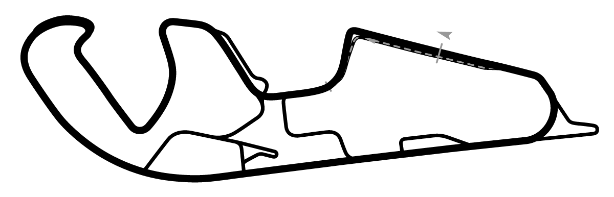 iRacing MotorLand Aragón Outer 赛道地图预览（阿拉贡赛道）