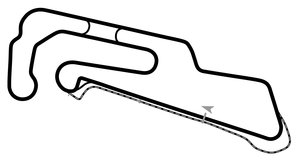 iRacing Motorsport Arena Oschersleben Alternate 赛道地图预览（奥舍斯莱本赛车场）
