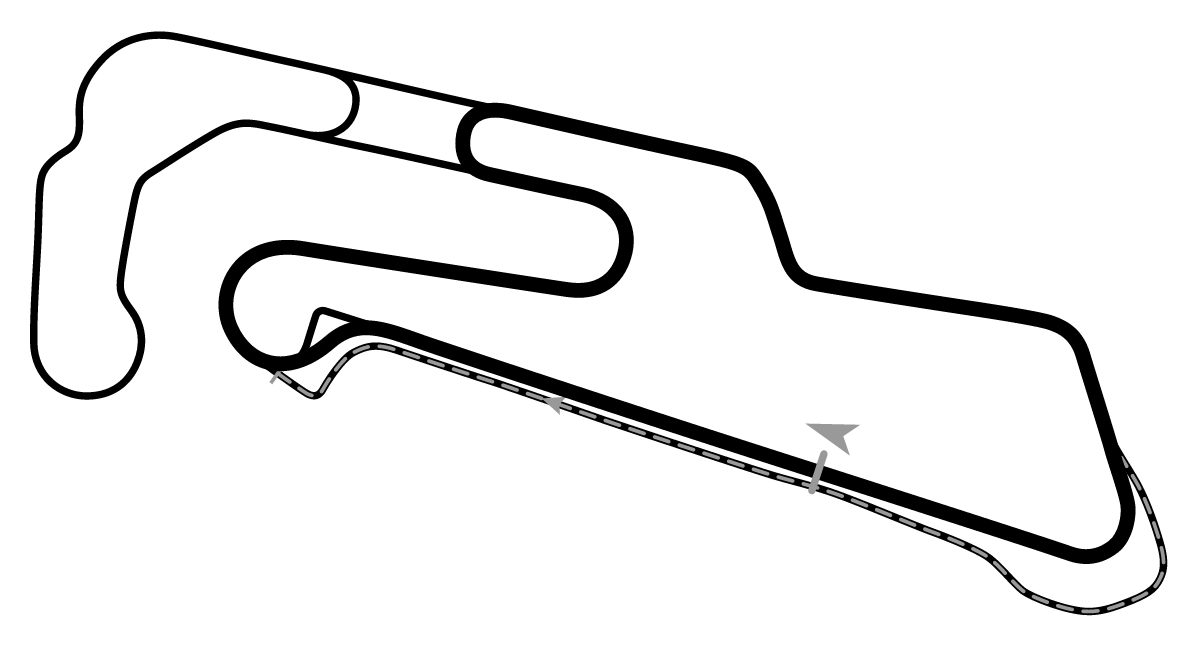 iRacing Motorsport Arena Oschersleben B Course 赛道地图预览（奥舍斯莱本赛车场）