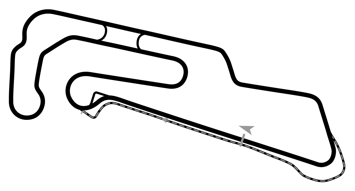 iRacing Motorsport Arena Oschersleben Grand Prix 赛道地图预览（奥舍斯莱本赛车场）