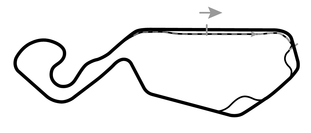 iRacing New Jersey Motorsports Park Thunderbolt 赛道地图预览（新泽西赛车场）
