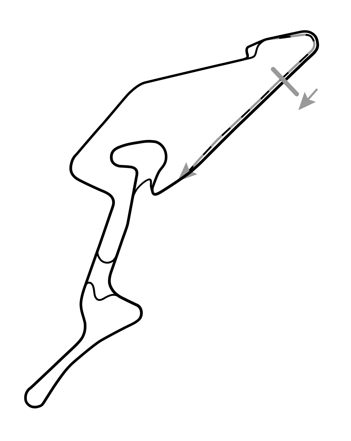 iRacing Nürburgring Grand-Prix-Strecke Grand Prix 赛道地图预览（纽博格林GP赛道）