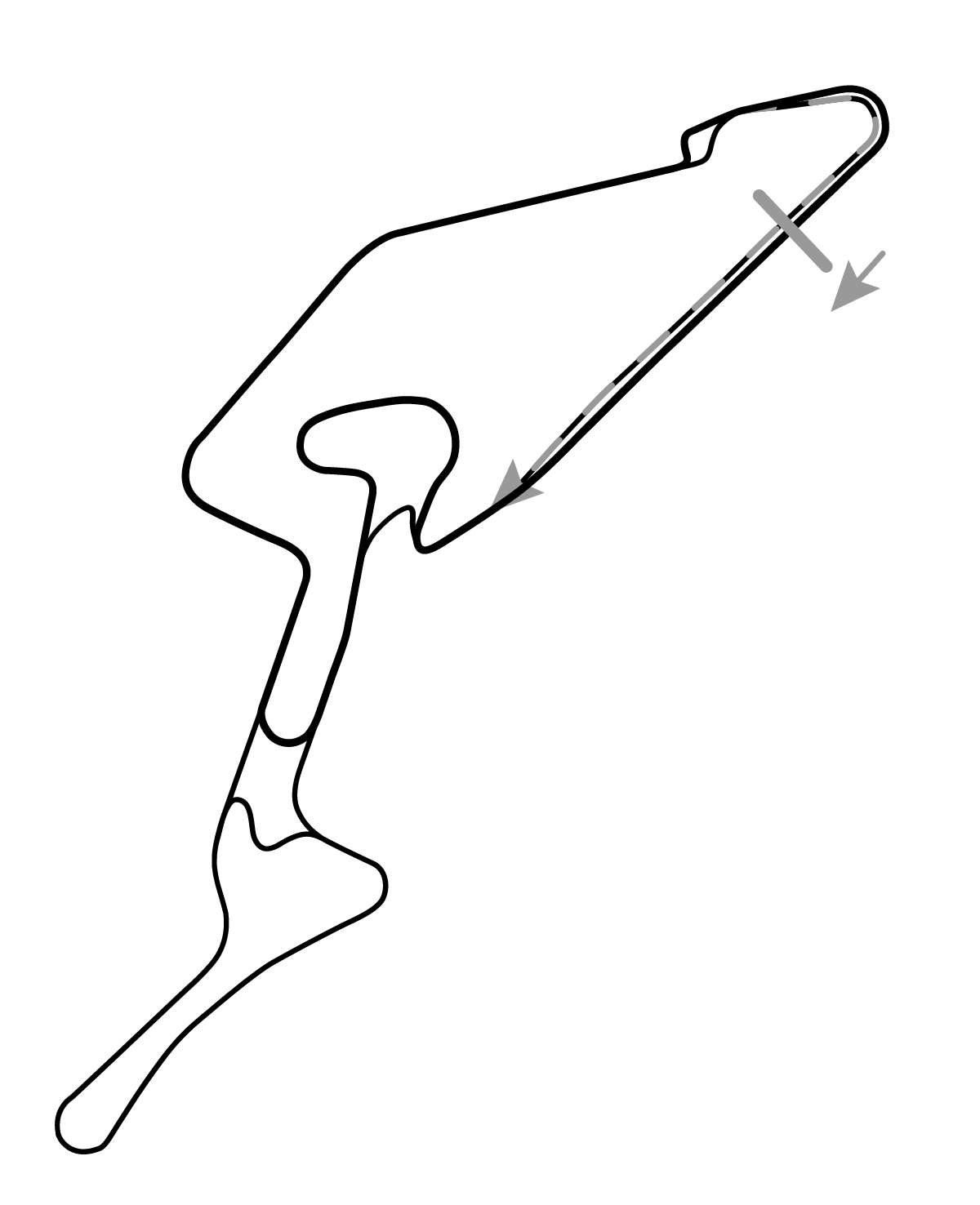iRacing Nürburgring Grand-Prix-Strecke Sprintstrecke 赛道地图预览（纽博格林GP赛道）