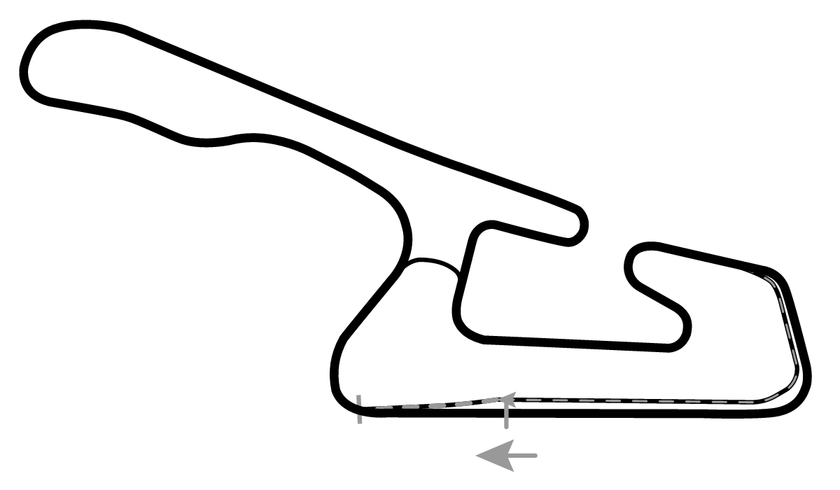 iRacing Okayama International Circuit Full Course 赛道地图预览（冈山国际赛道）