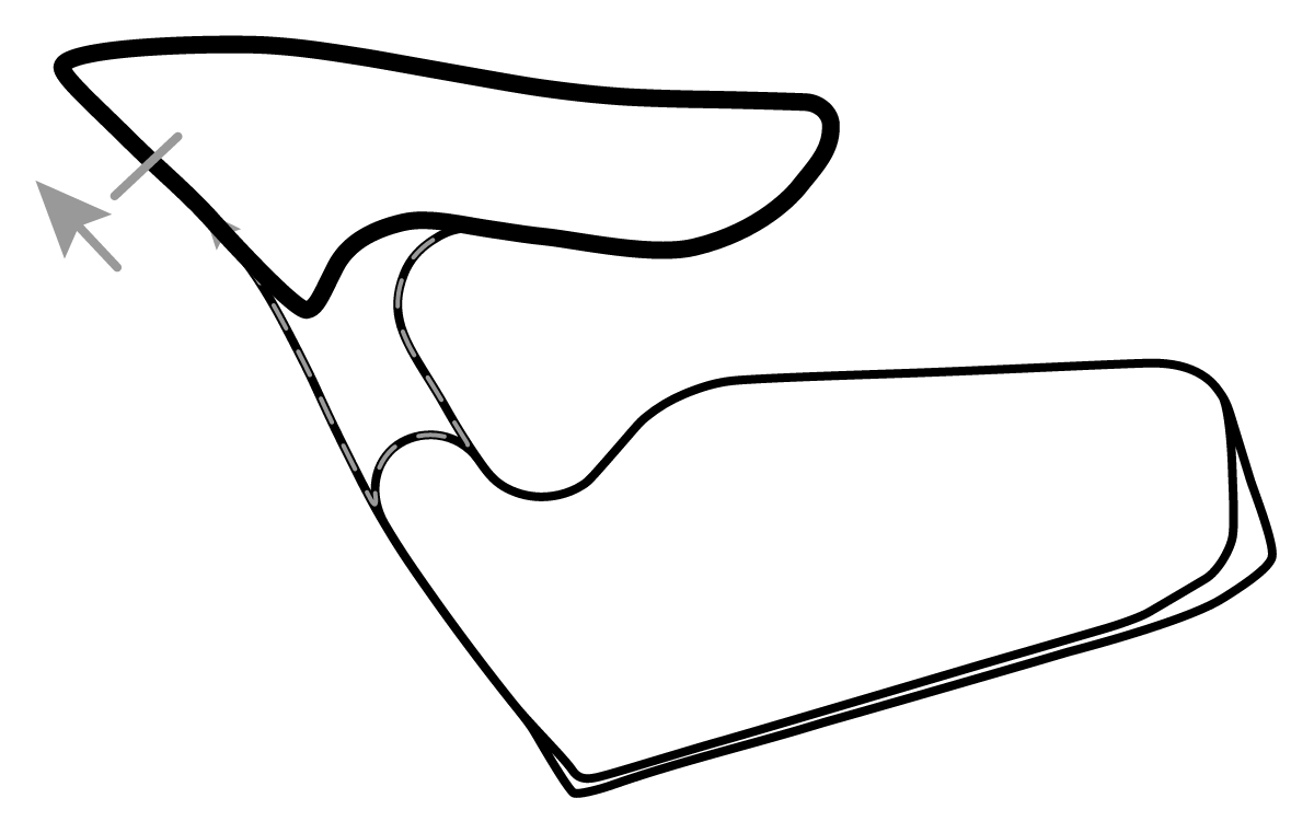 iRacing Red Bull Ring North 赛道地图预览（红牛赛道）