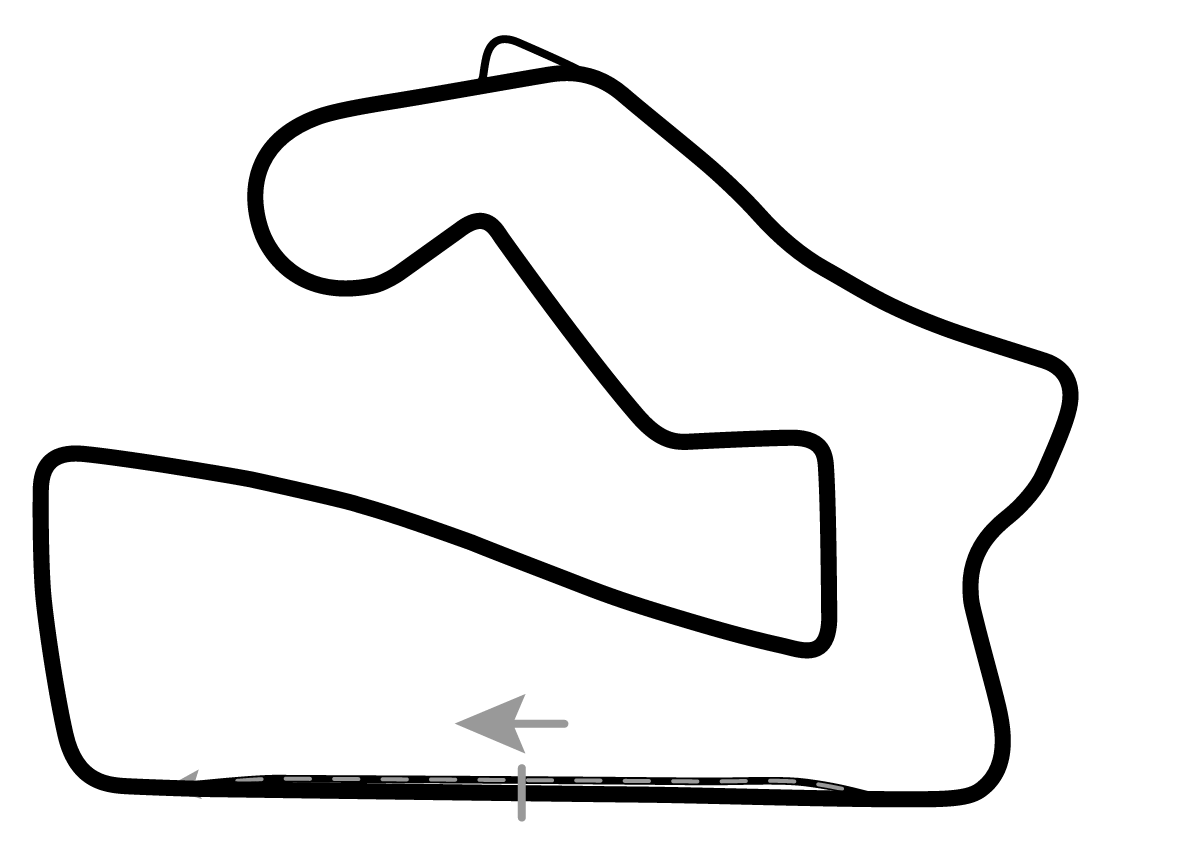 iRacing Road America Full Course 赛道地图预览（美国之路赛道）