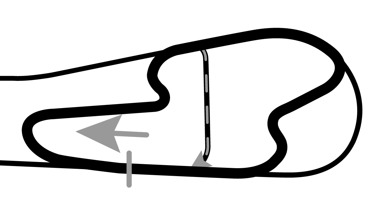 iRacing Rockingham Speedway Short Road Course 赛道地图预览（罗金厄姆赛道）