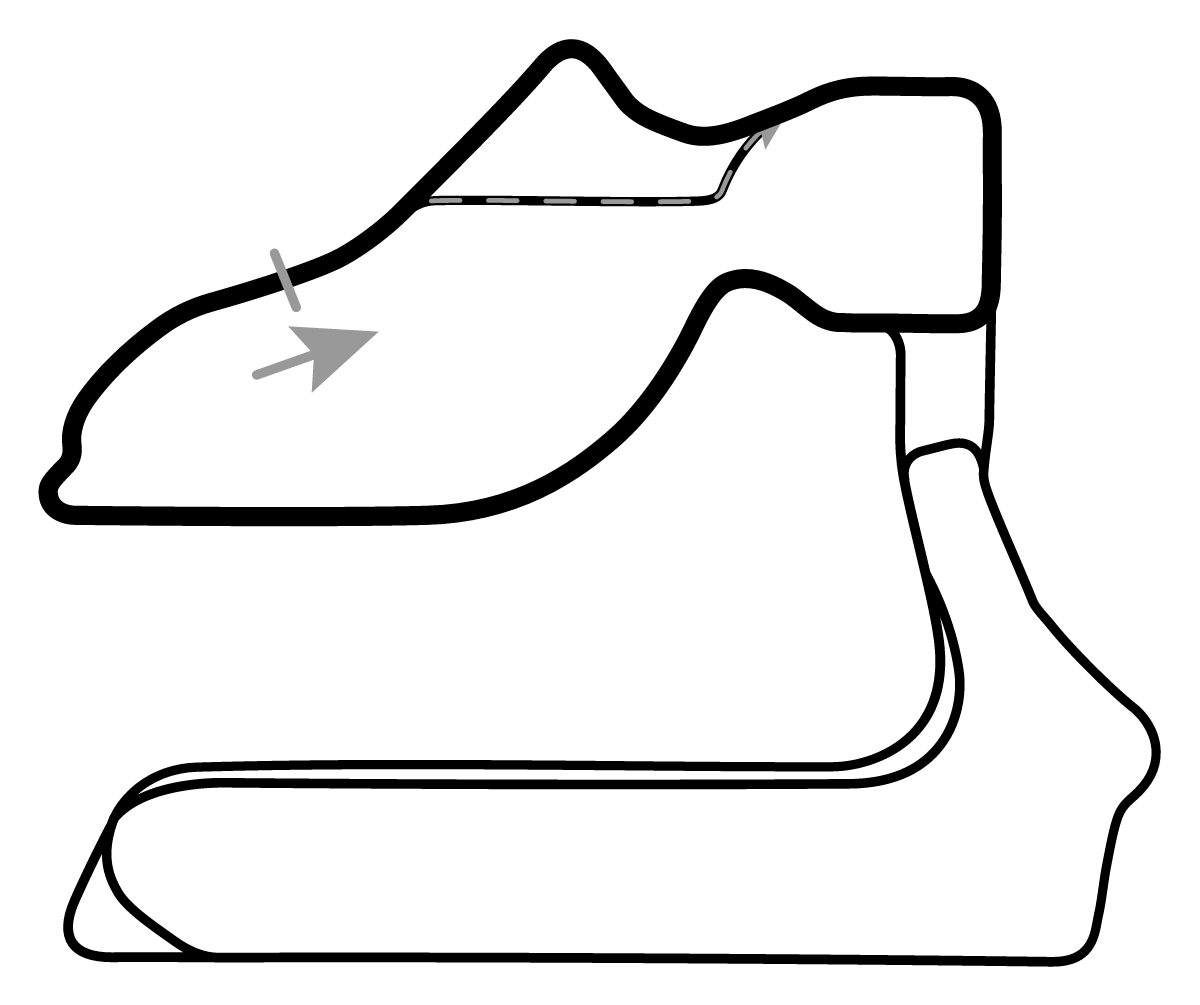 iRacing Sebring International Raceway Club 赛道地图预览（赛百灵国际赛道）