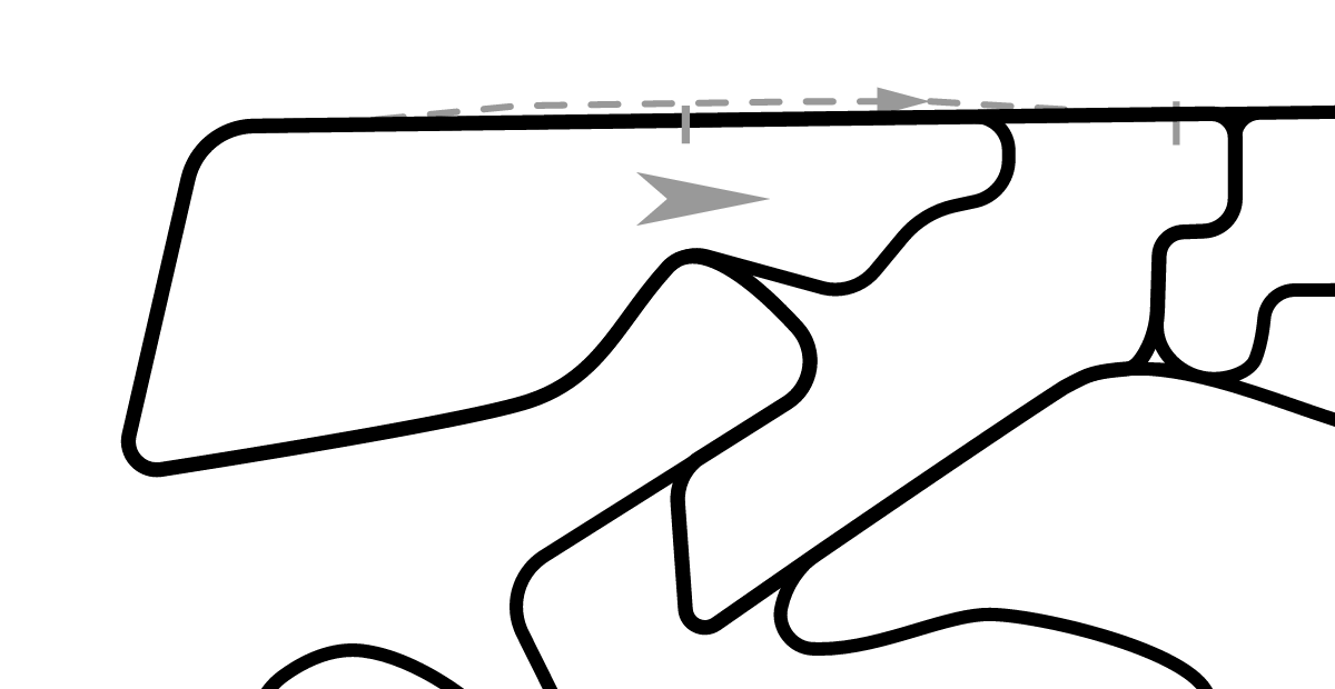 iRacing Shell V-Power Motorsport Park at The Bend Sprint Circuit 赛道地图预览（本德赛车公园）