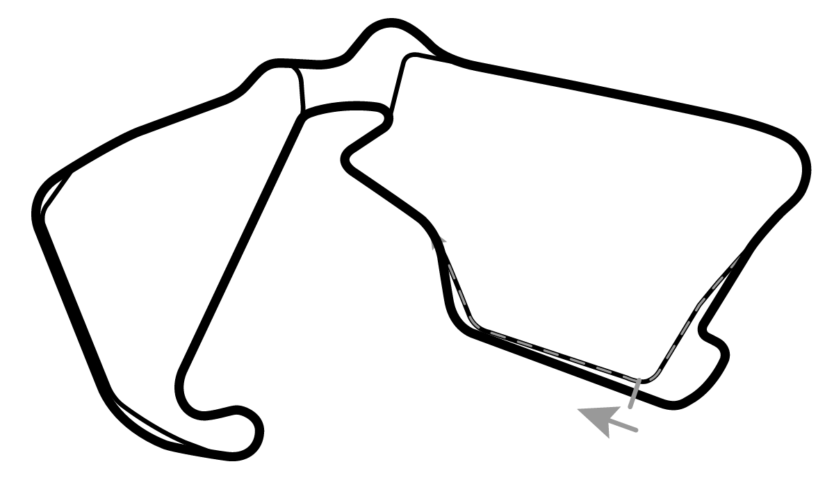 iRacing Silverstone Circuit Grand Prix 赛道地图预览（银石赛道）