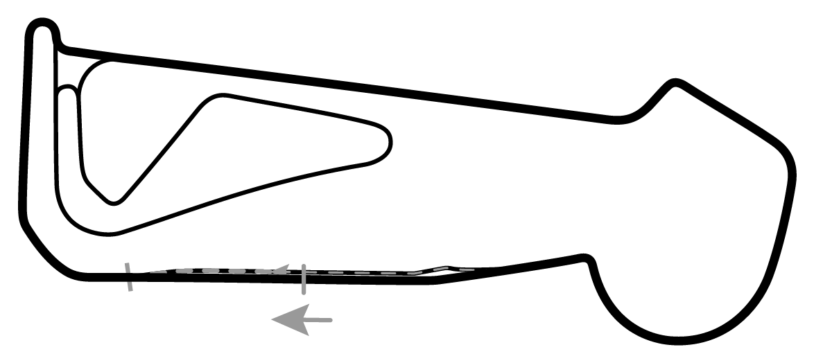 iRacing Snetterton Circuit 200 赛道地图预览（斯内特顿赛道）