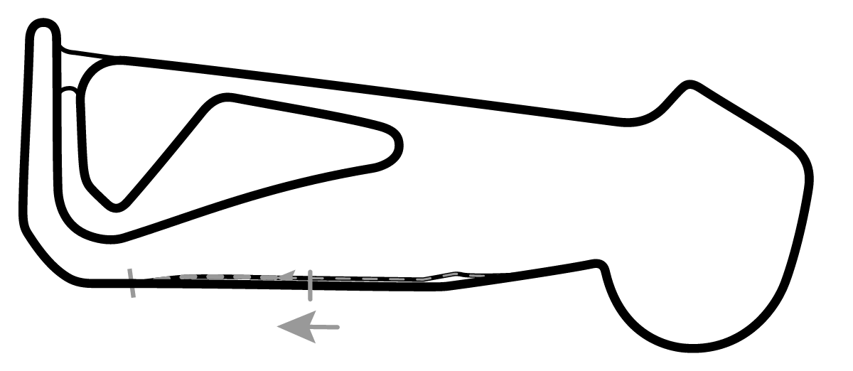 iRacing Snetterton Circuit 300 赛道地图预览（斯内特顿赛道）
