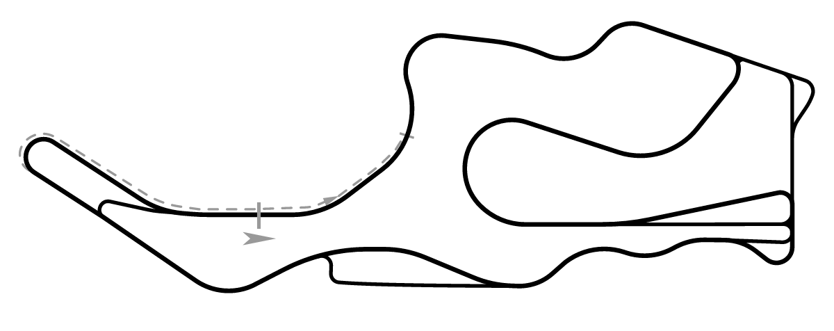 iRacing Sonoma Raceway Sportscar Alt 赛道地图预览（索诺马赛道）