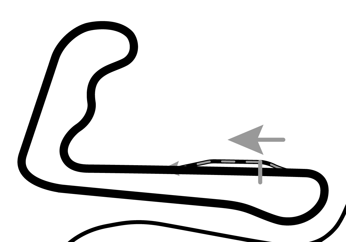 iRacing Summit Point Raceway Jefferson Circuit 赛道地图预览