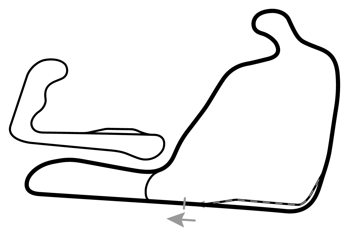 iRacing Summit Point Raceway School 赛道地图预览