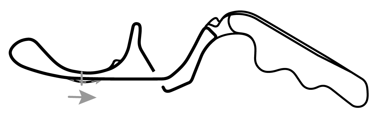 iRacing Suzuka International Racing Course West 赛道地图预览（铃鹿赛道）
