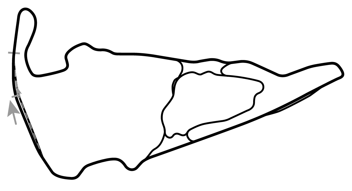iRacing Virginia International Raceway Full Course 赛道地图预览（弗吉尼亚国际赛道）