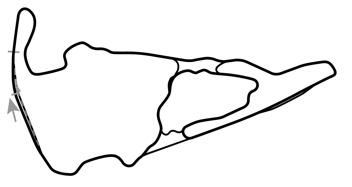 iRacing Virginia International Raceway Grand Course 赛道地图预览（弗吉尼亚国际赛道）