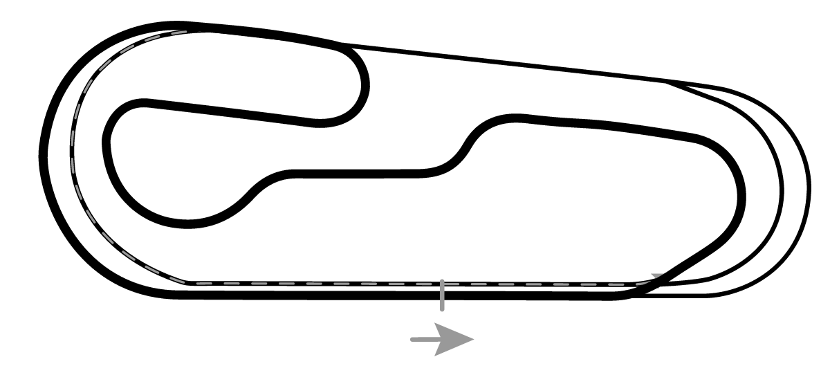 iRacing World Wide Technology Raceway (Gateway) Road Course 赛道地图预览